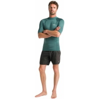 Mens NuWave UV Basics Short Sleeve Rash Vest